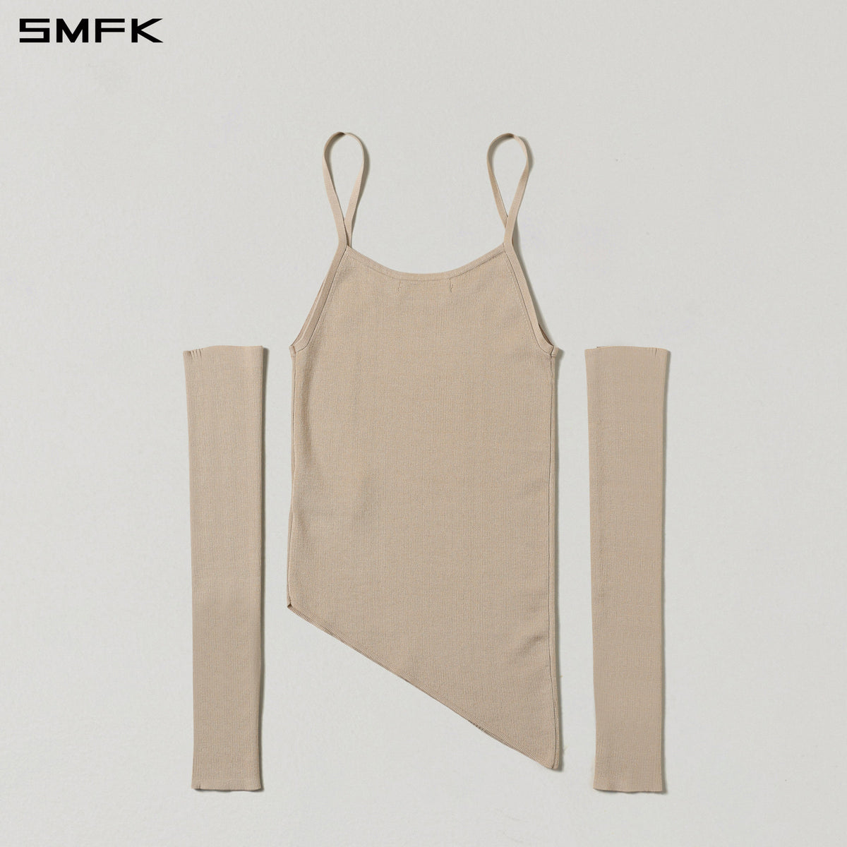 SMFK Myth Aeolus Asymmetry Slim Knit Tencel+Silk Fresh Skin