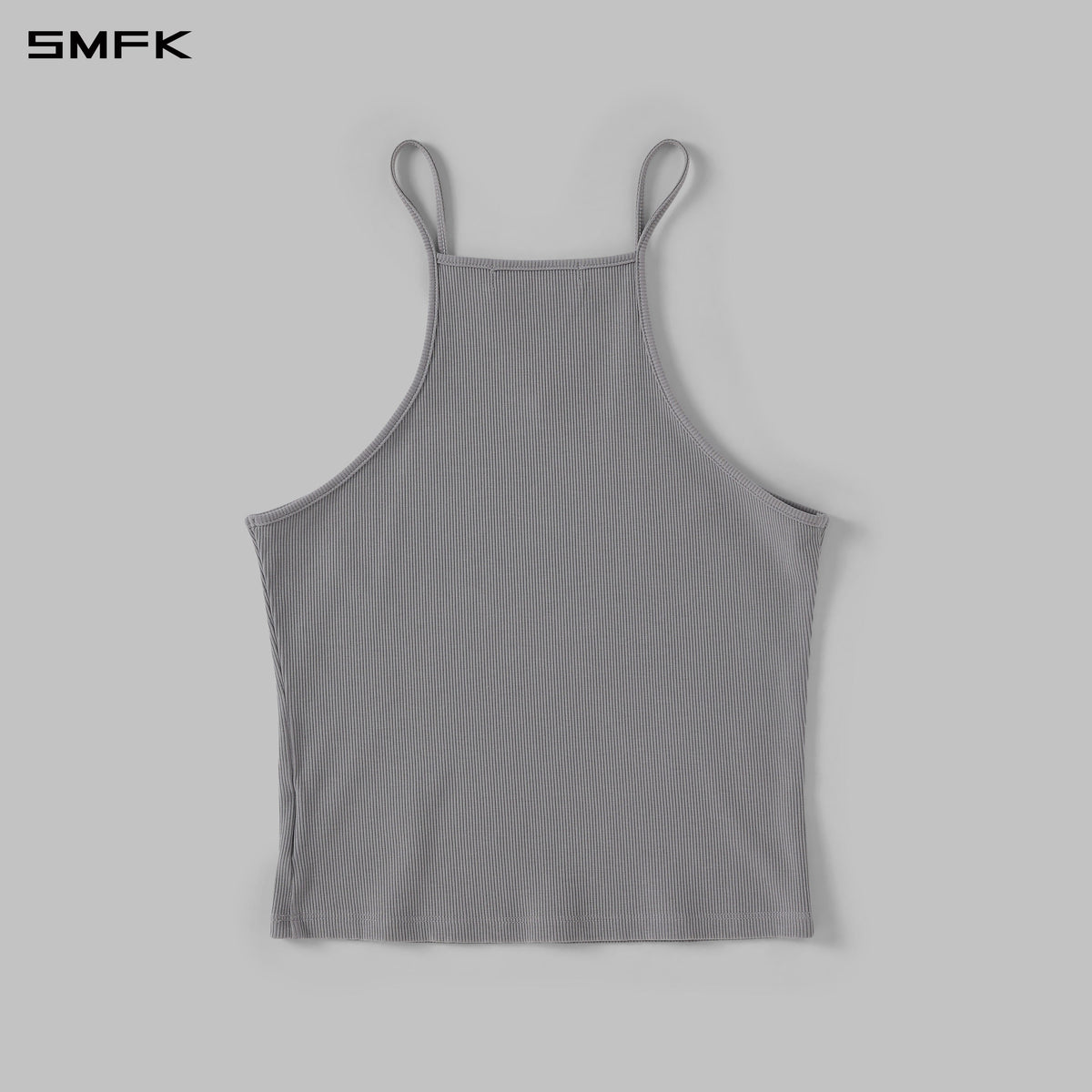 SMFK Vintage Chinese Long Camisole Glacier Grey