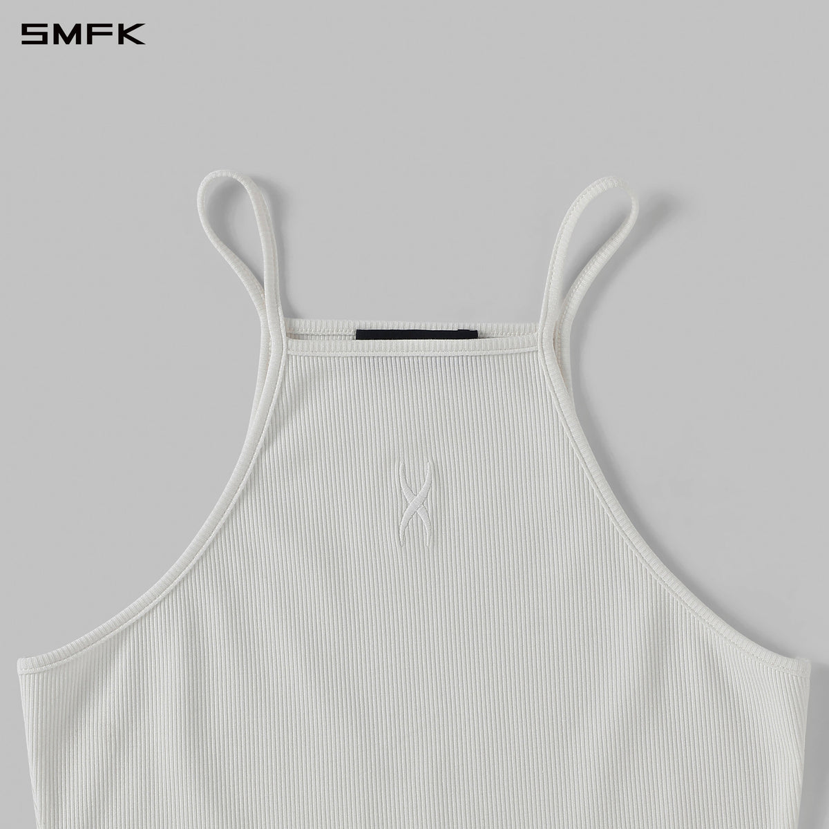 SMFK Vintage Chinese Long Camisole Cloud White