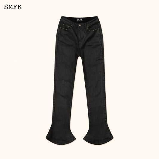 SMFK WildWorld Tarpan Waxed Jeans In Black