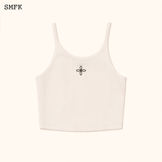 SMFK WildWorld Cross Sporty Vest Top In White