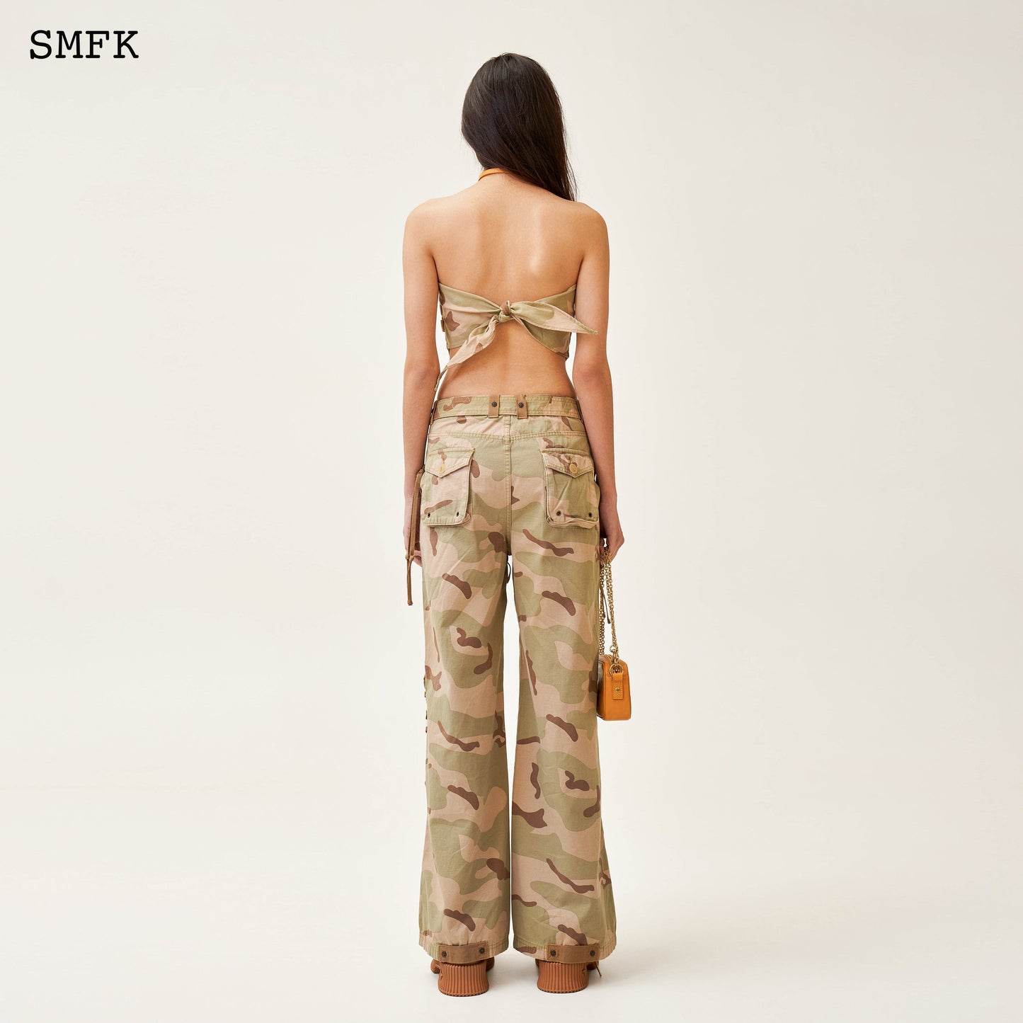 SMFK Ancient Myth Camouflage Desert Wide-Leg Jeans