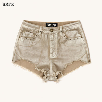 SMFK Ancient Myth Golden Snake Short Jeans