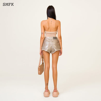 SMFK Ancient Myth Golden Snake Short Jeans