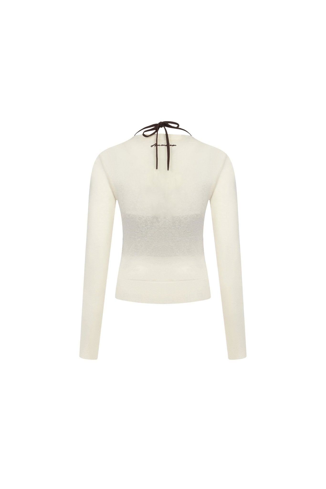 Ann Andelman Apricot Halter Neck Two-piece Set