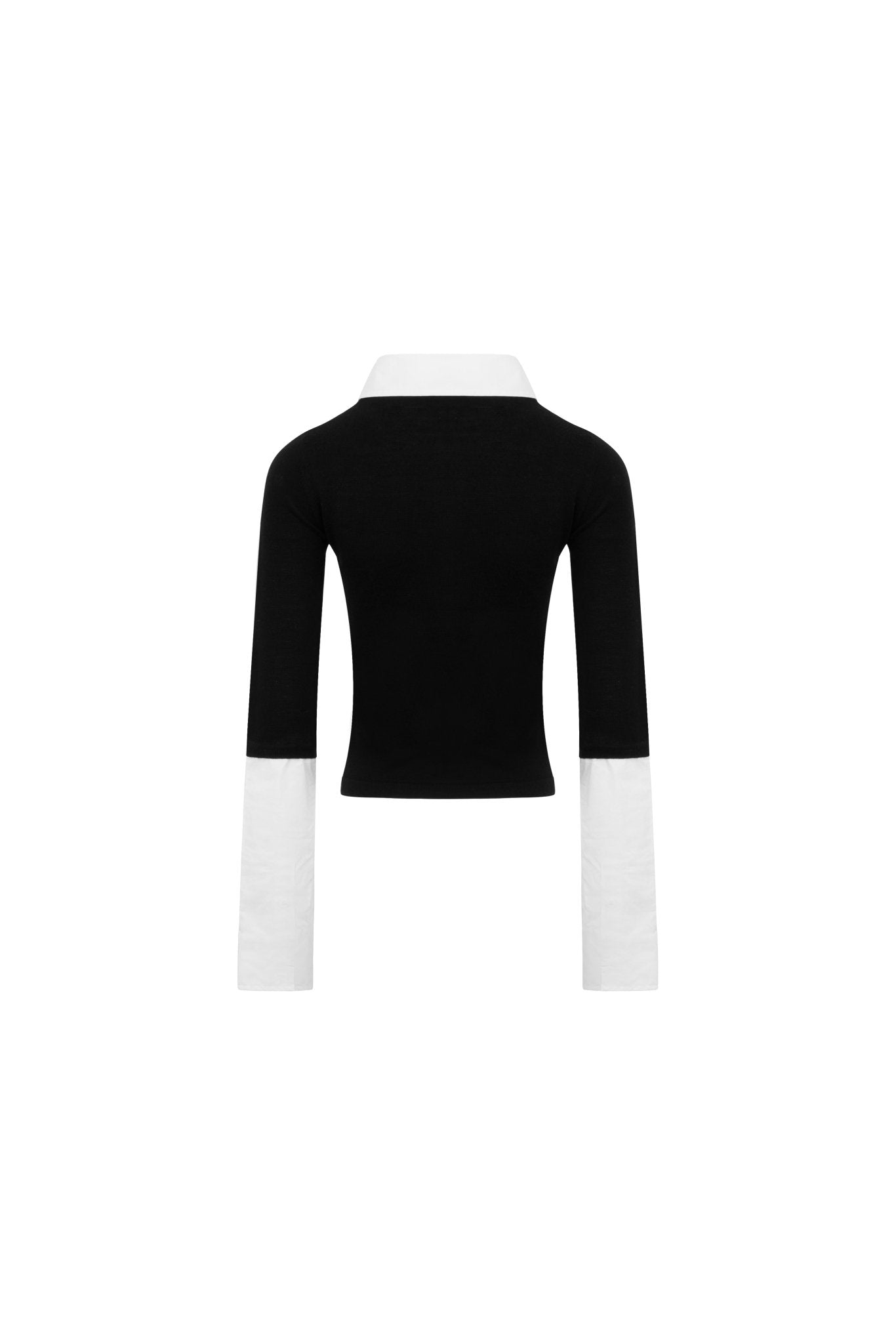 Ann Andelman Black Detachable Panelled Cardigan