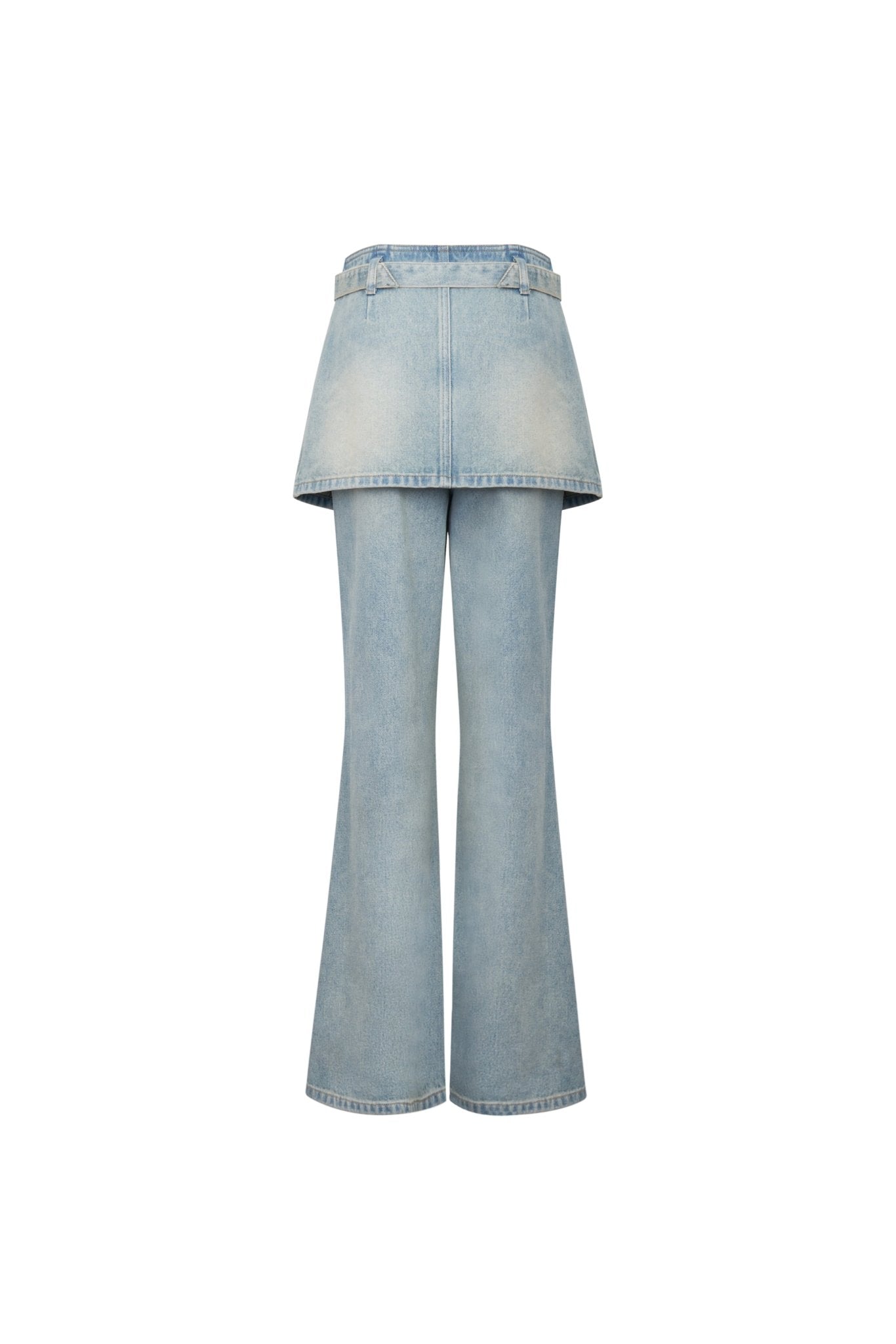 Ann Andelman Blue Double Flared Jeans