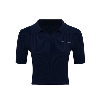 Ann Andelman Blue Polo Shirt