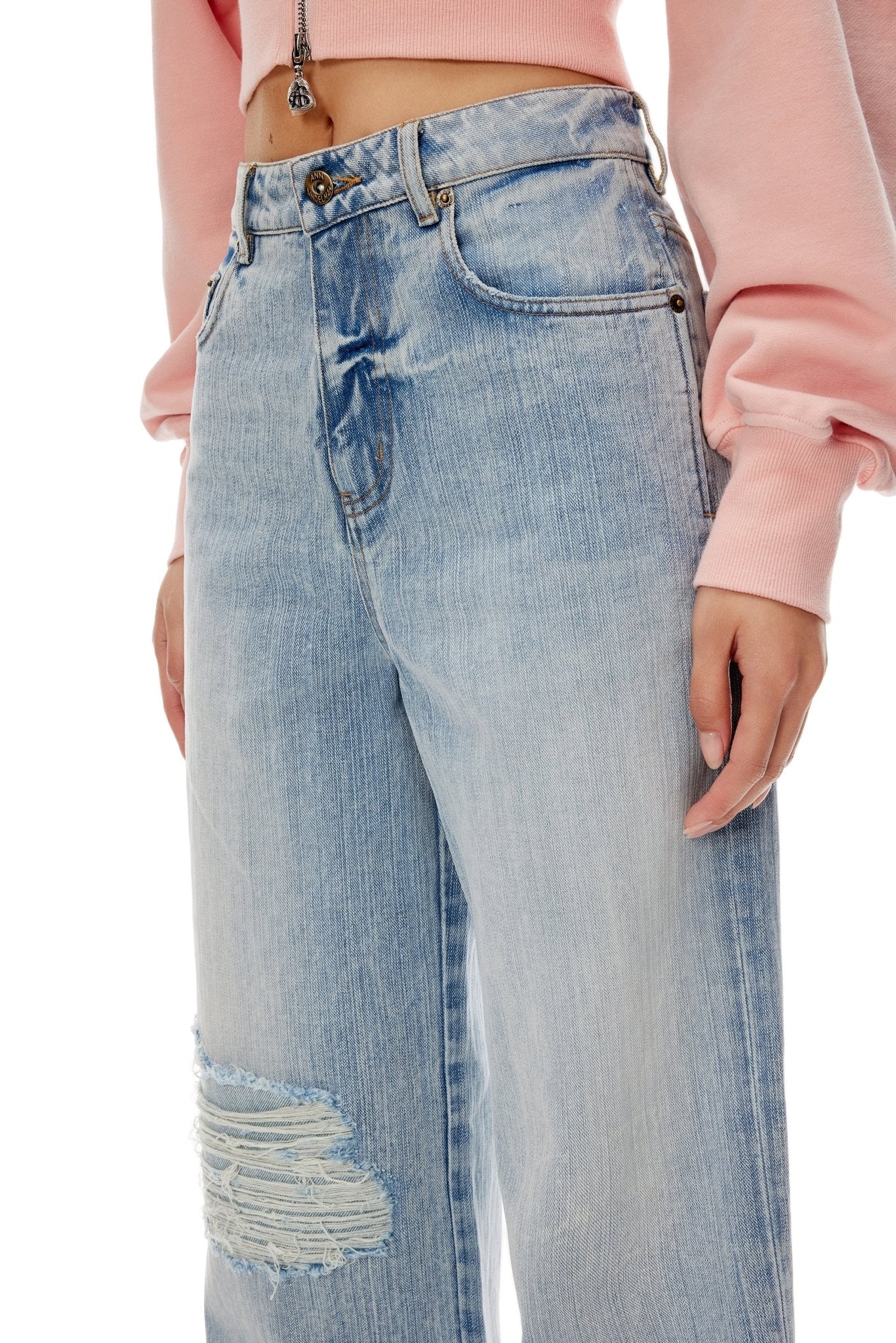 Ann Andelman Blue Ripped Jeans