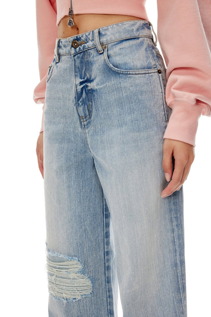 Ann Andelman Blue Ripped Jeans