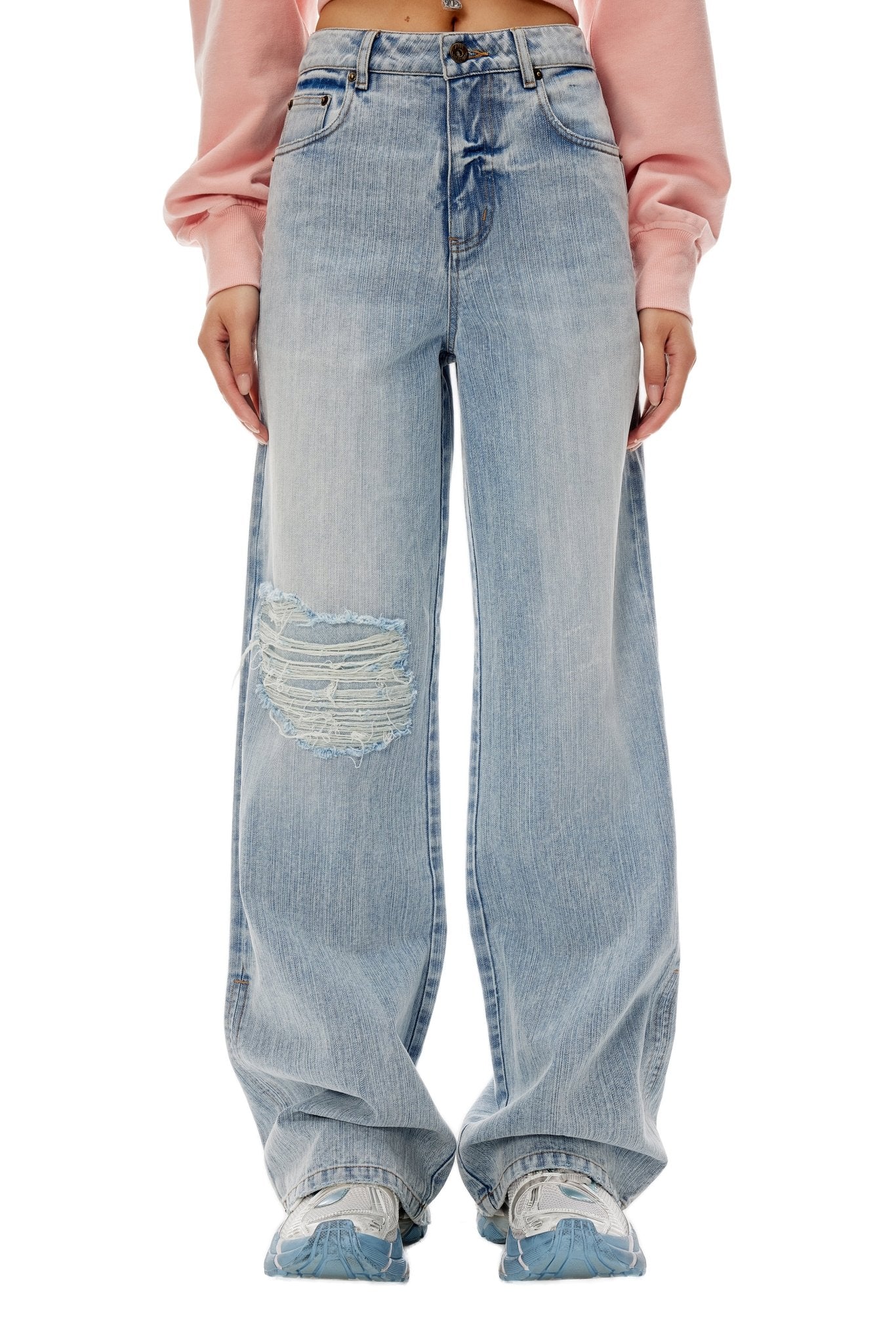 Ann Andelman Blue Ripped Jeans