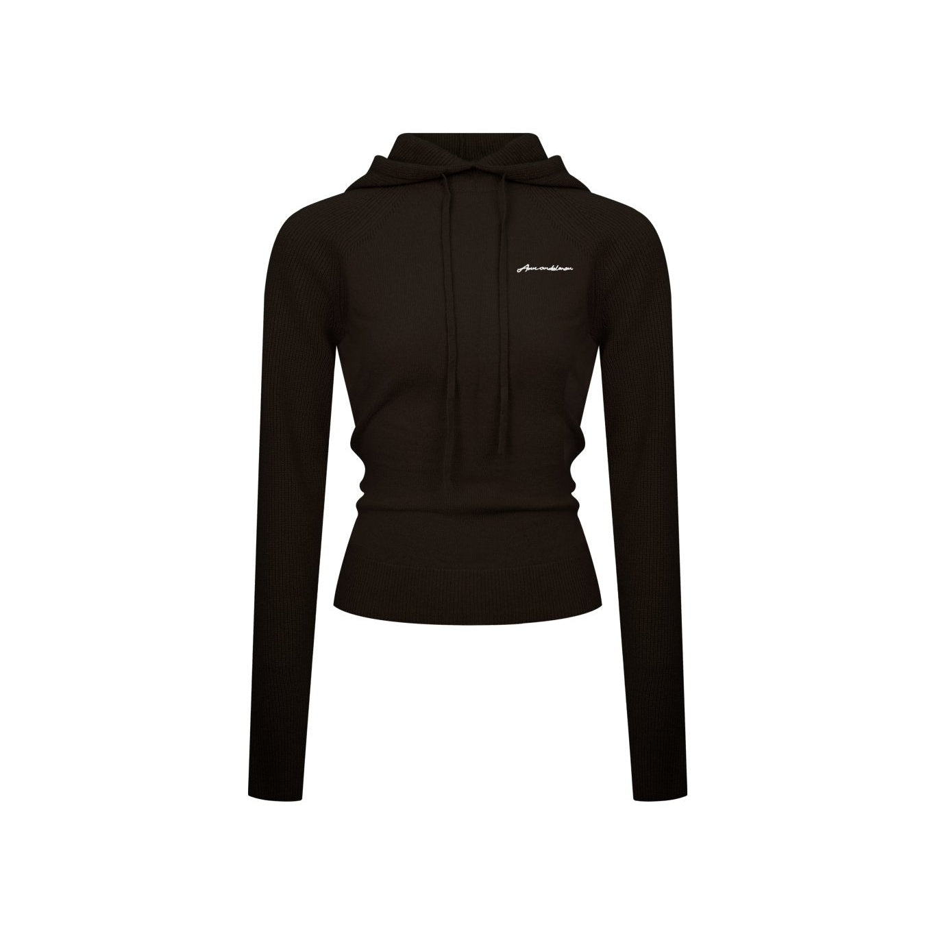 Ann Andelman Brown Wool Hooded Sweater