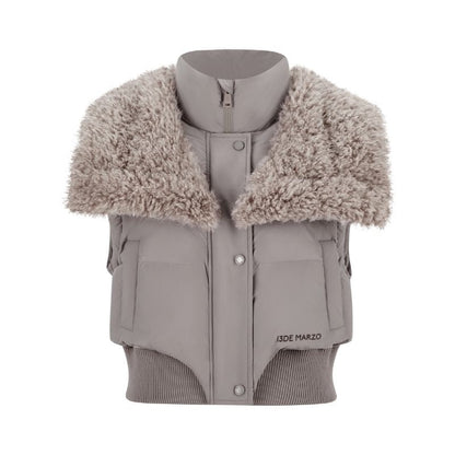 13DE MARZO Doozoo Detachable Short Down Jacket Grey