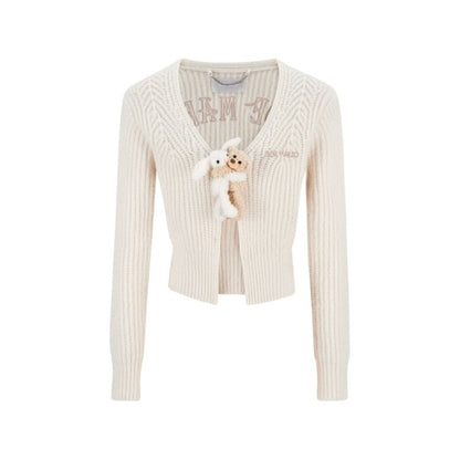13DE MARZO Doozoo Cuddle Button Cardigan Beige
