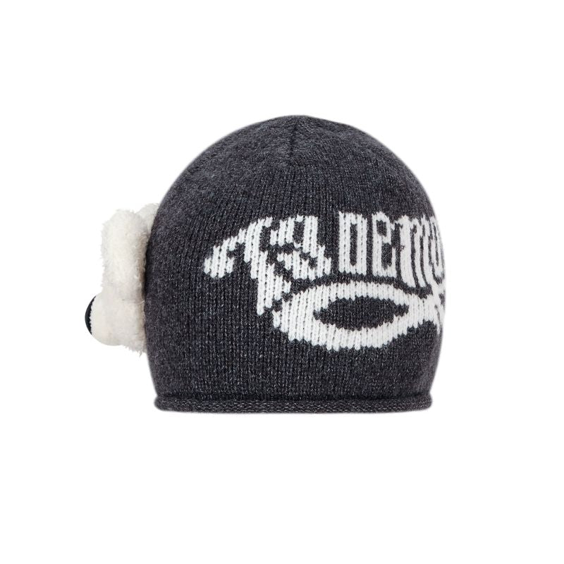 13DE MARZO Doozoo 3D Bear Beanie Dark Grey