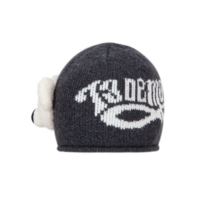 13DE MARZO Doozoo 3D Bear Beanie Dark Grey