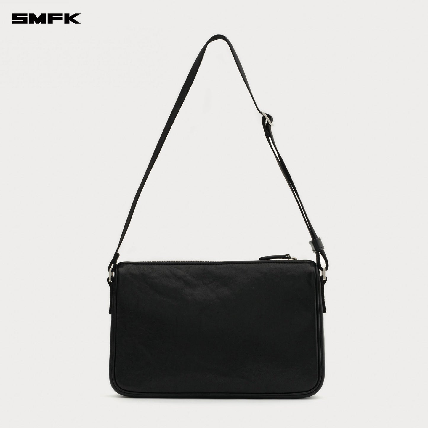 SMFK COMPASS BADGE Cross Badge Black Backpack (Medium)