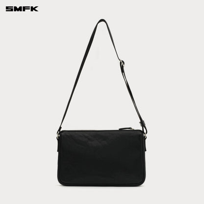 SMFK COMPASS BADGE Cross Badge Black Bag (Small)