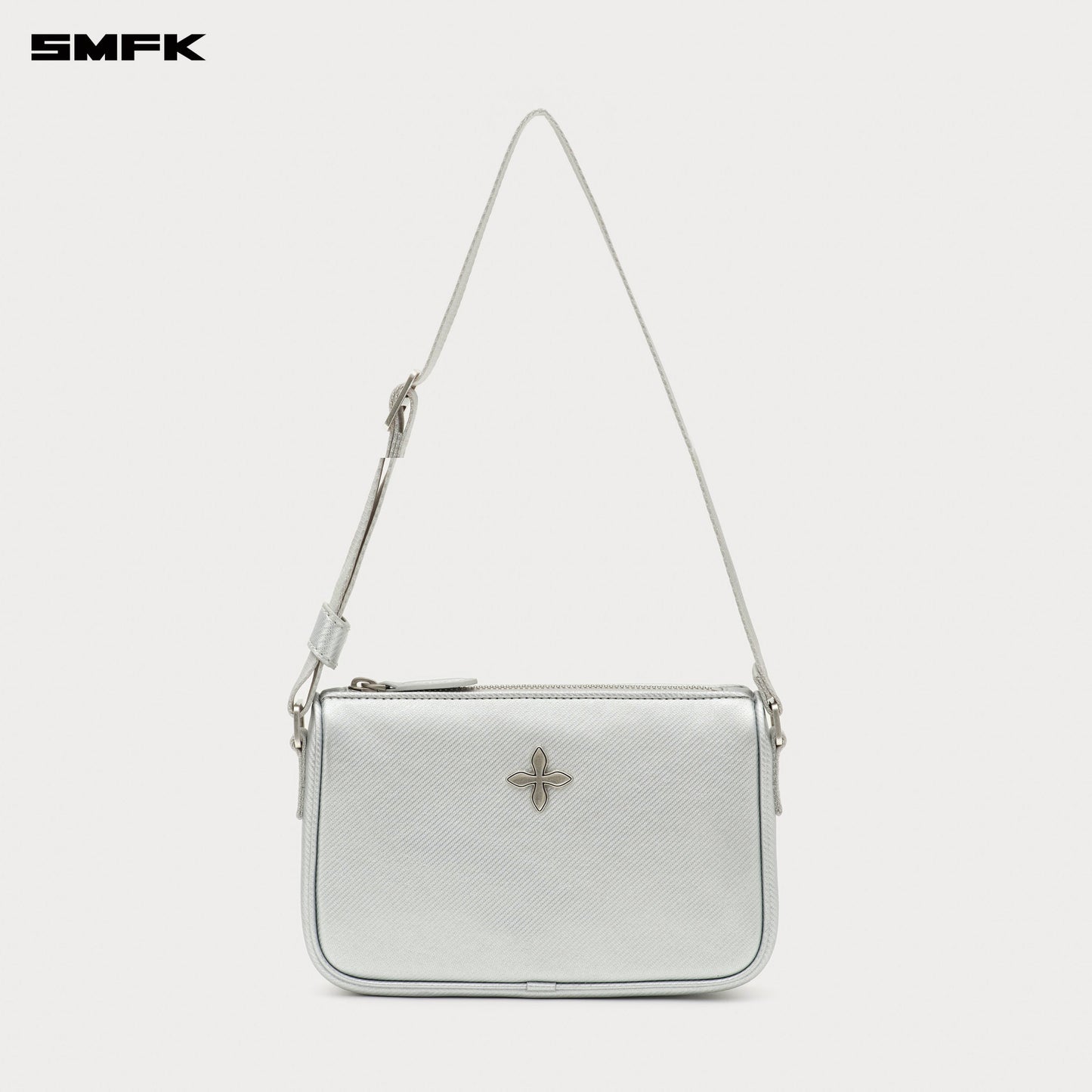 SMFK COMPASS BADGE Cross Badge Silver Bag (Small)