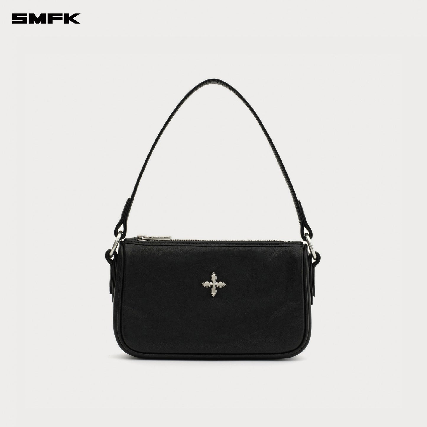 SMFK COMPASS BADGE Cross Black Bag (Small)