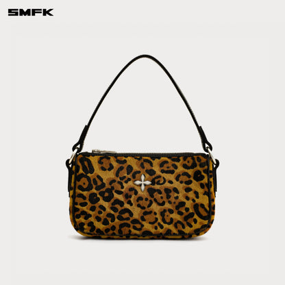 SMFK COMPASS BADGE Cross Leopard Bag (Small)