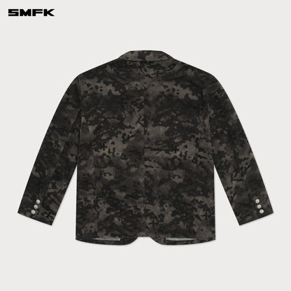 SMFK Compass Black Camouflage Oversize Suit