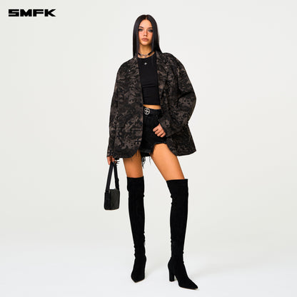 SMFK Compass Black Camouflage Oversize Suit