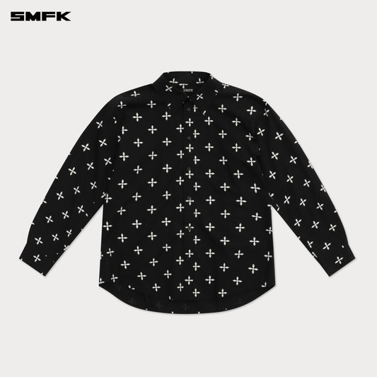 SMFK Compass Black Garden Oversize Shirt