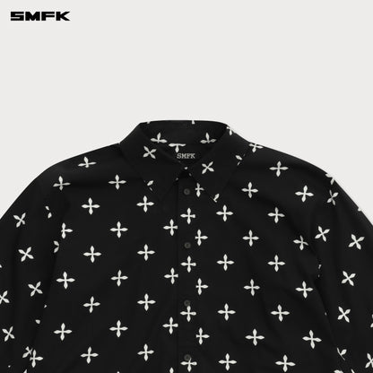 SMFK Compass Black Garden Oversize Shirt