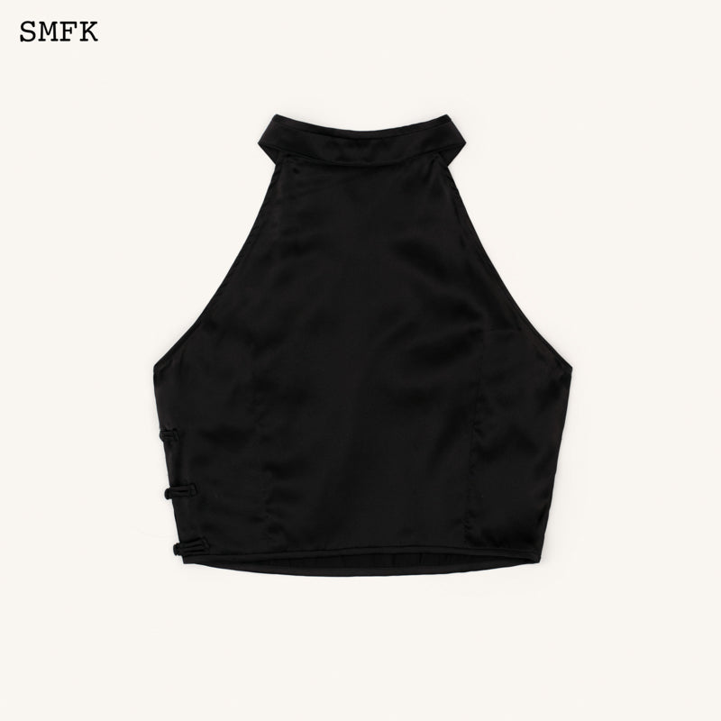 SMFK Compass Chinese Traditional Silk Vest