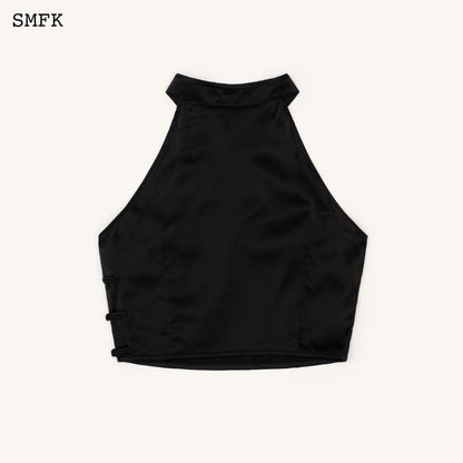 SMFK Compass Chinese Traditional Silk Vest