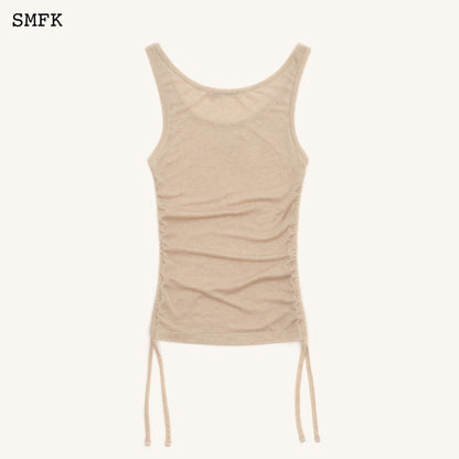 SMFK Compass Classic Shutter Sporty Vest In Blond