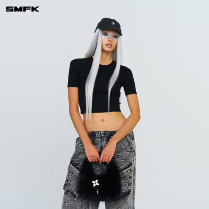 SMFK Compass Cobble Small Bag In Black