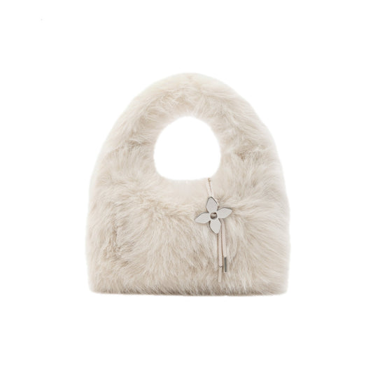 SMFK Compass Cobble Small Bag In Cream