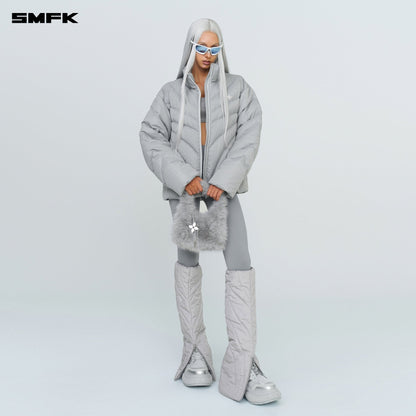 SMFK Compass Cobble Small Bag In Gray