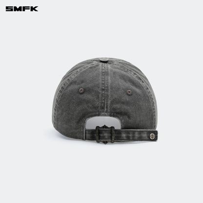 SMFK Compass Cross Chain Badge Baseball Cap Storm Gray