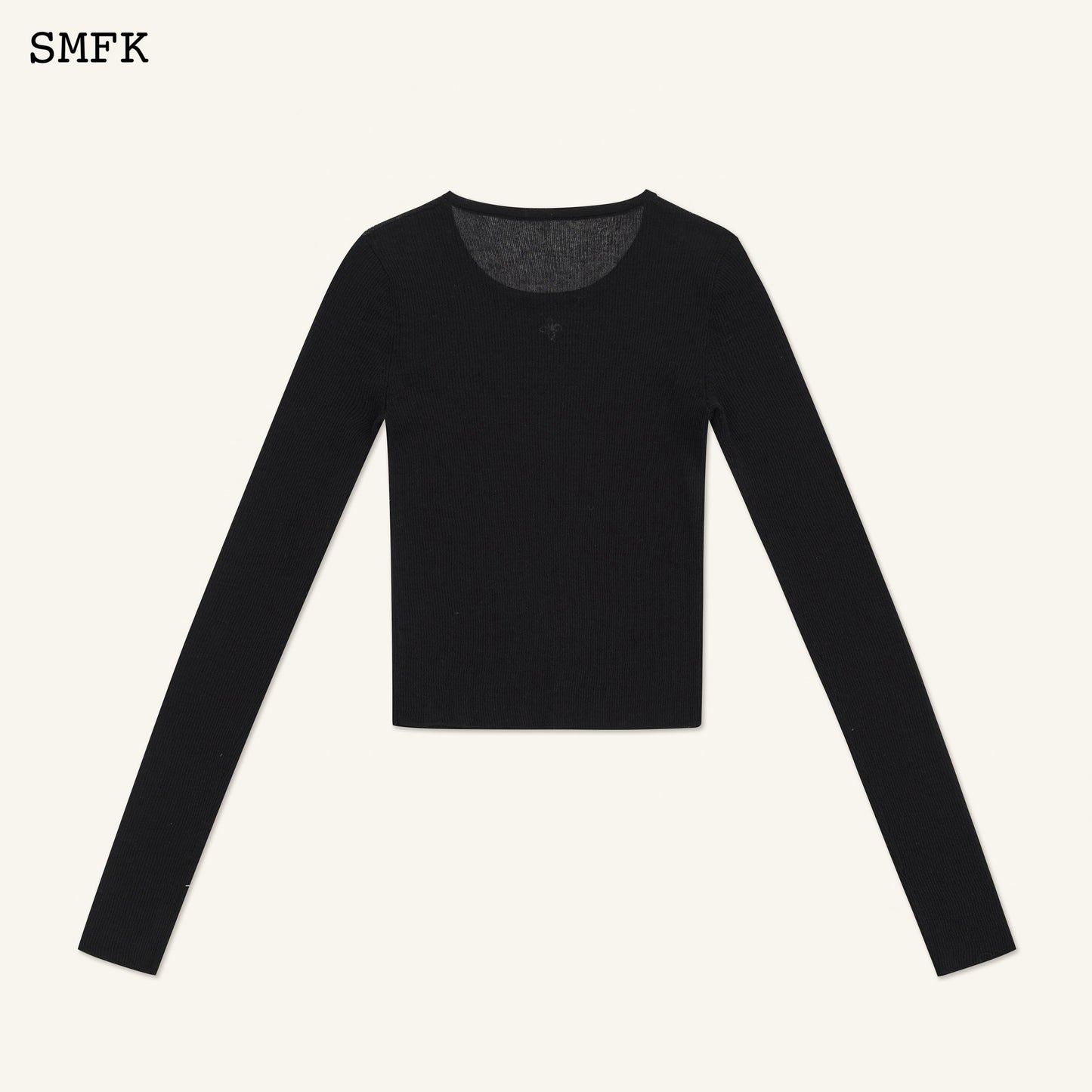 SMFK Compass Cross Classic Black Knitted Sweater