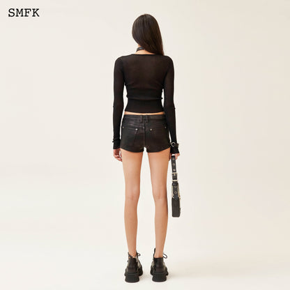 SMFK Compass Cross Classic Black Knitted Sweater