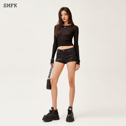 SMFK Compass Cross Classic Black Knitted Sweater