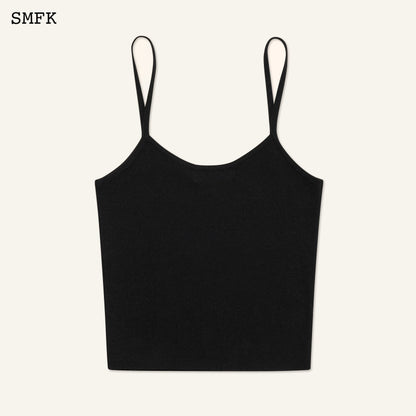 SMFK Compass Cross Classic Knitted Vest Top Black