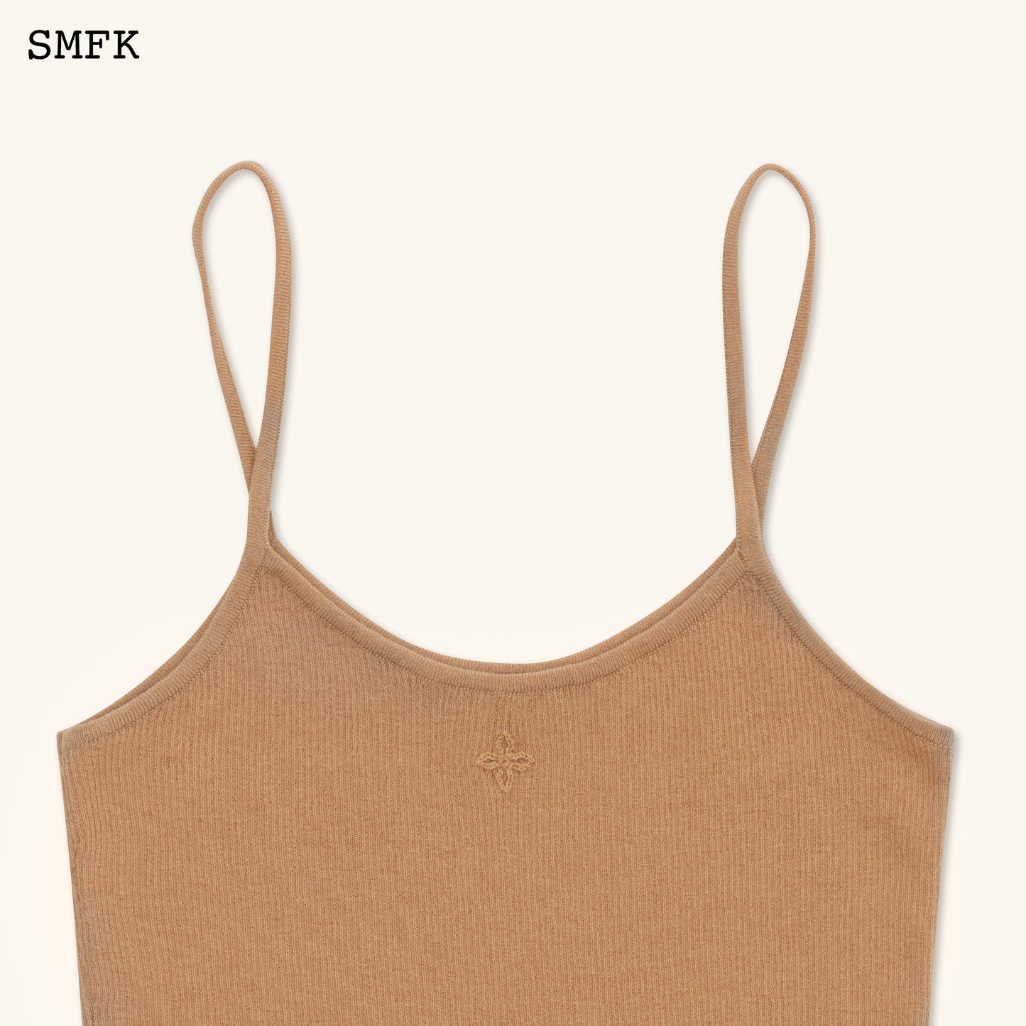 SMFK Compass Cross Classic Knitted Vest Top Nude