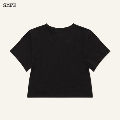 SMFK Compass Cross Classic Sporty Tights Tee In Black