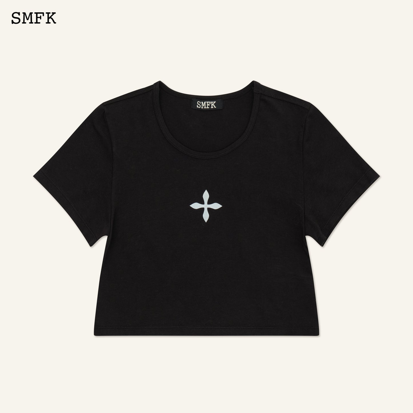 SMFK Compass Cross Classic Sporty Tights Tee In Black