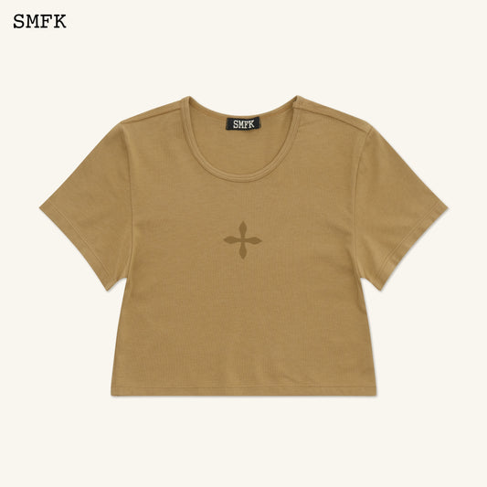 SMFK Compass Cross Classic Sporty Tights Tee In Green
