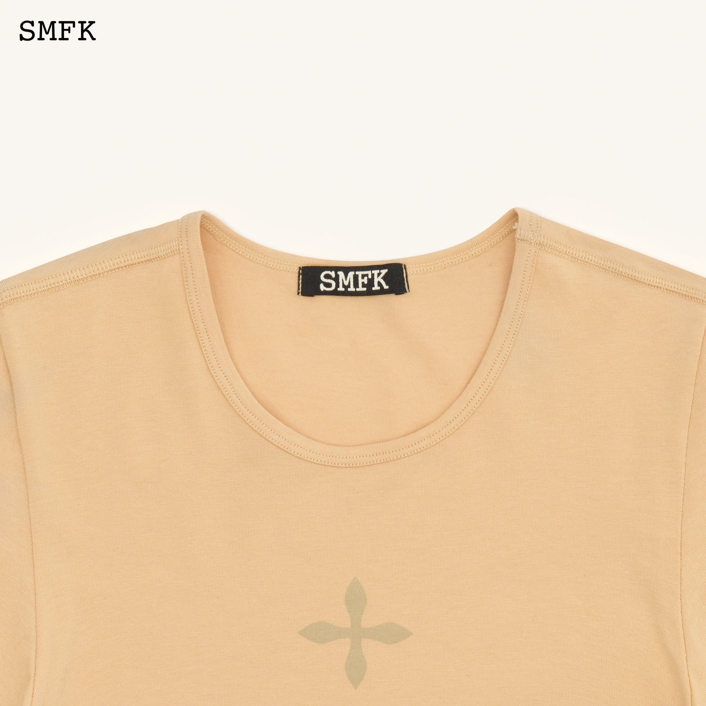 SMFK Compass Cross Classic Sporty Tights Tee In Sand