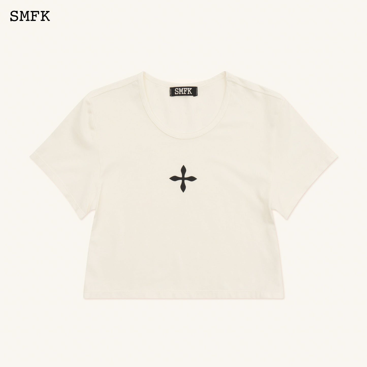 SMFK Compass Cross Classic Sporty Tights Tee In White