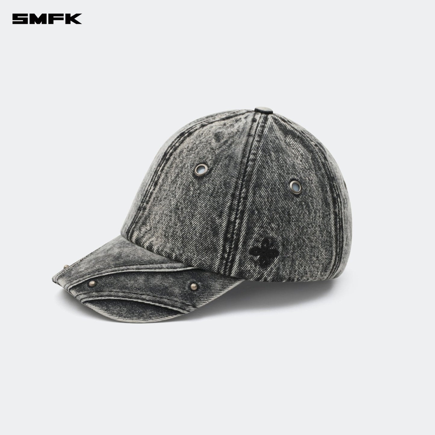 SMFK Compass Cross Denim Snowflake Cap