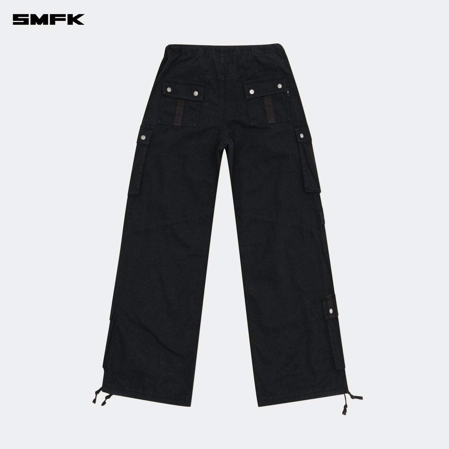 SMFK Compass Cyber Tarpan Retro Paratrooper Pants Black