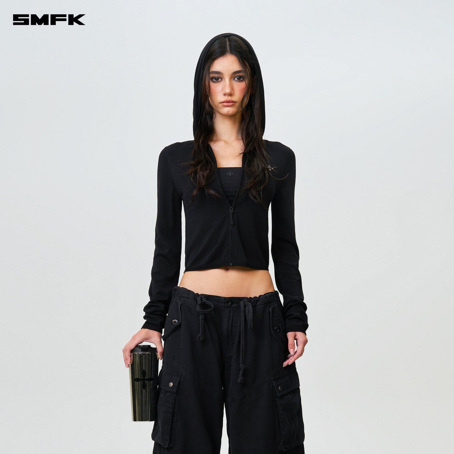 SMFK Compass Cyber Tarpan Retro Paratrooper Pants Black