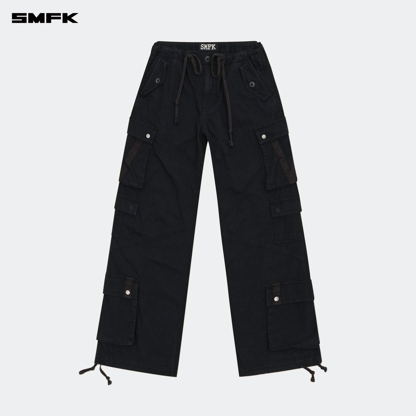 SMFK Compass Cyber Tarpan Retro Paratrooper Pants Black